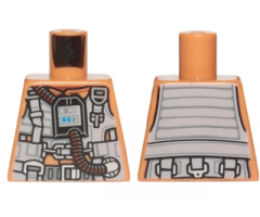 Torso SW Resistance Pilot Flight Suit with Straps and Brown Hose Pattern