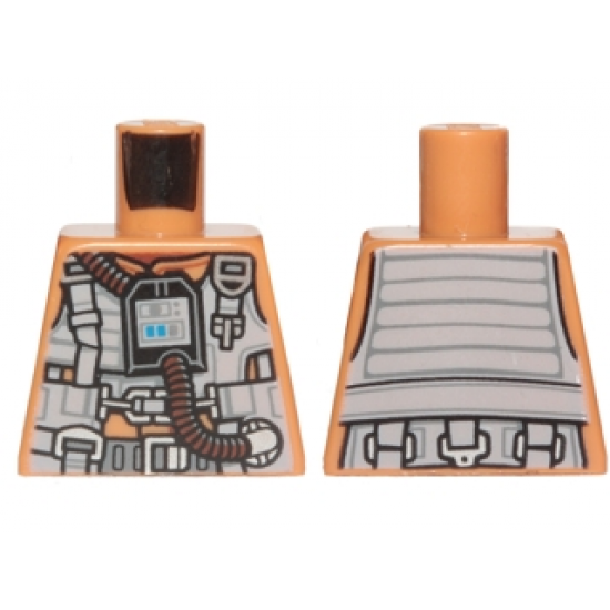 Torso SW Resistance Pilot Flight Suit with Straps and Brown Hose Pattern