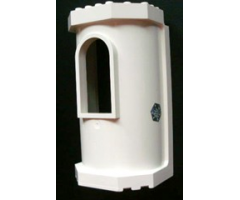 Belville Wall, Tower with Window with Snowflake Pattern on Outside (Sticker) - Set 7581