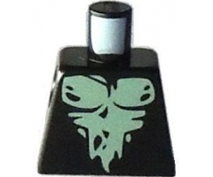 Torso LotR Bare Chest with White Muscles Pattern (Necromancer of Dol Guldur)
