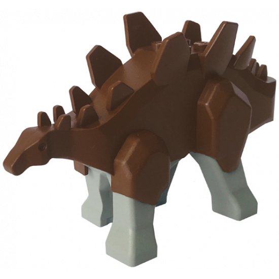 Animal, Body Part Dinosaur Middle Stegosaurus with Light Gray Dinosaur Legs Unit (bb904 / 30462)