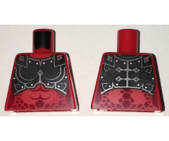 Torso Nexo Knights Female Armor Chest Plate and Dark Red Spots Pattern