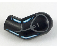 Arm, Left with Blue Lines Pattern