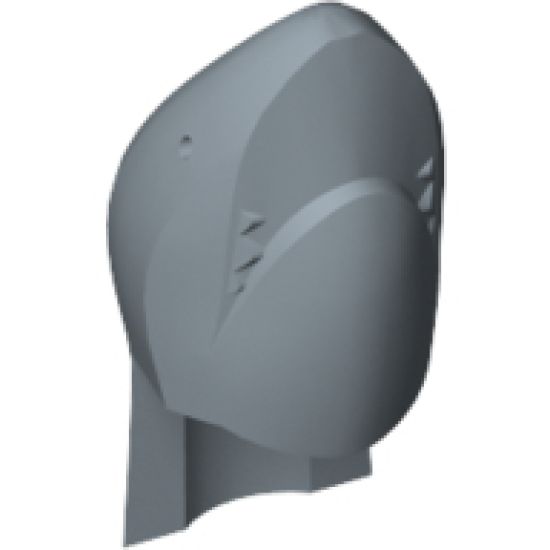 Minifigure, Headgear Head Cover, Shark