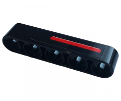 Technic, Liftarm 1 x 5 Thick with Red Stripe Pattern Model Right Side (Sticker) - Set 42110