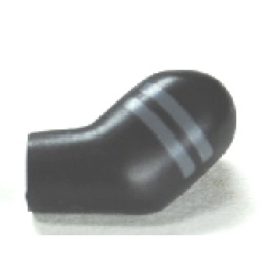 Arm, Left with 2 Dark Bluish Gray Stripes Pattern