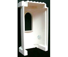 Belville Wall, Tower with Window with Snowflake Pattern on Inside (Sticker) - Set 7581