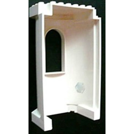 Belville Wall, Tower with Window with Snowflake Pattern on Inside (Sticker) - Set 7581