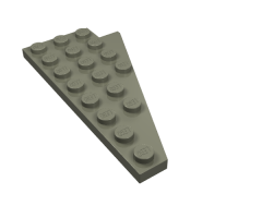 Wedge, Plate 8 x 4 Wing Left