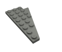 Wedge, Plate 8 x 4 Wing Left