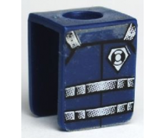 Minifigure, Body Wear Vest with Straps and Coast Guard Logo Pattern (Sticker) - Set 7047