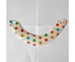 Plastic Eye Bandage with Multicolor Spots Pattern (30029)