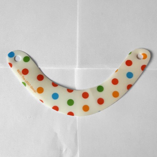 Plastic Eye Bandage with Multicolor Spots Pattern (30029)