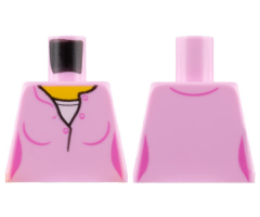 Torso, Female Top with Yellow Neck, White Undershirt Pattern