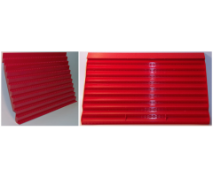 Baseplate, Raised Terrace 10.3 x 30.4 x 17.5 (Brick Storage Rack for 9550)