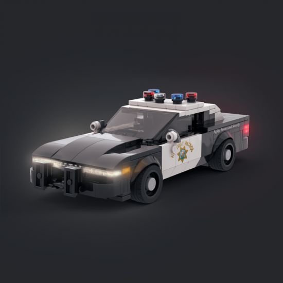 Lego Ford Crown Victoria 1993 Police Interceptor - California Highway Patrol