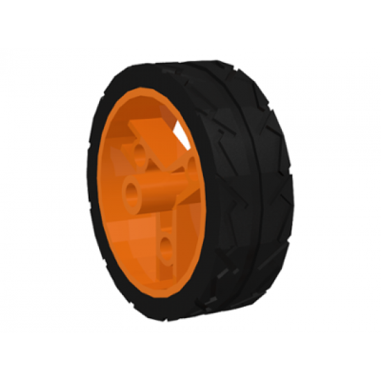 Wheel & Tire Assembly 41mm Znap Thin Tread with Black Tire 41 mm Directional Tread