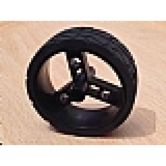Wheel & Tire Assembly 41mm Znap Thin Tread with Black Tire 41 mm Directional Tread