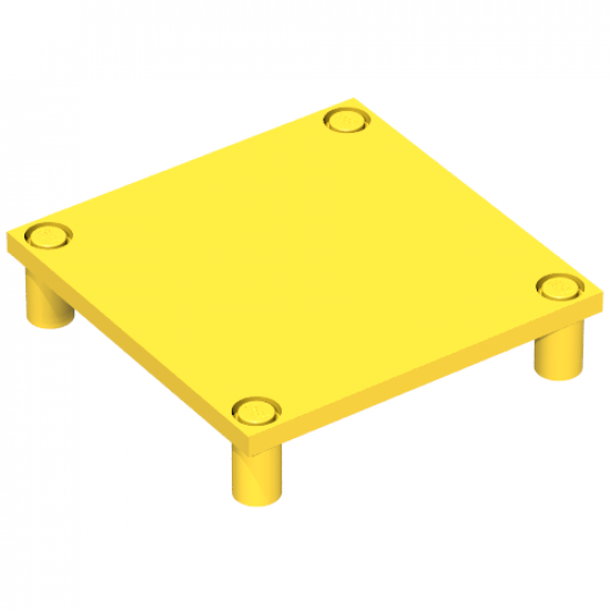 Scala Platform / Table 7 x 7 x 1 1/3 with 4 Legs