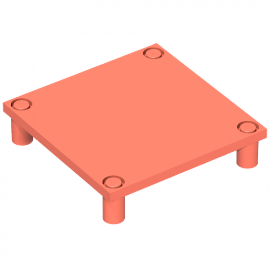 Scala Platform / Table 7 x 7 x 1 1/3 with 4 Legs