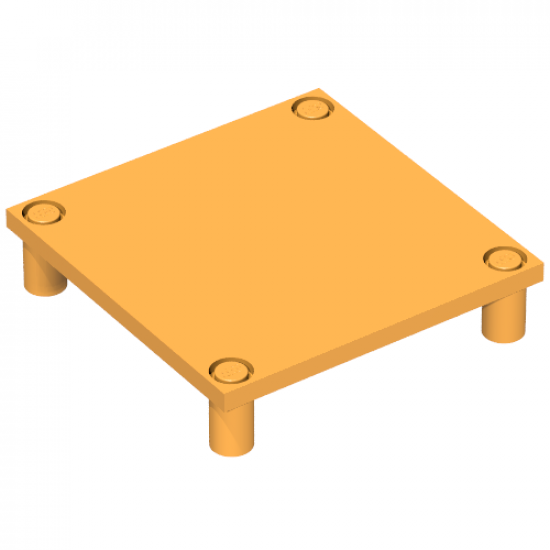 Scala Platform / Table 7 x 7 x 1 1/3 with 4 Legs