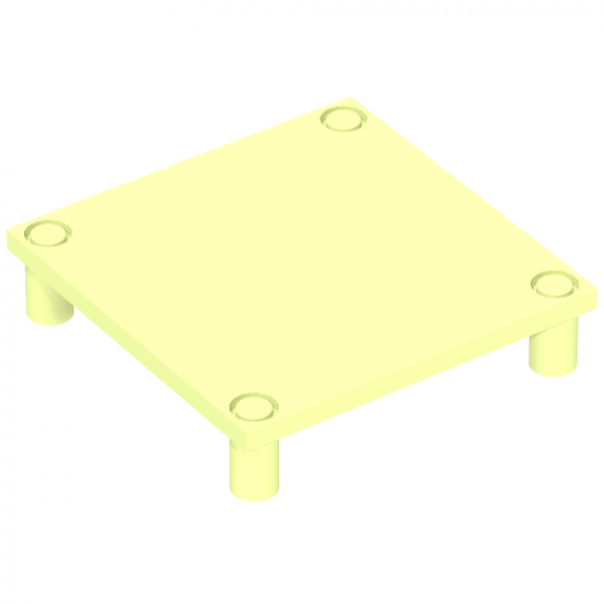 Scala Platform / Table 7 x 7 x 1 1/3 with 4 Legs