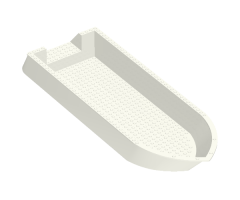 Boat Hull Unitary 52 x 16 x 5, Base
