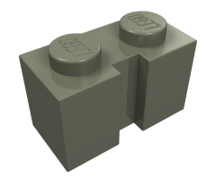 Brick, Modified 1 x 2 with Groove