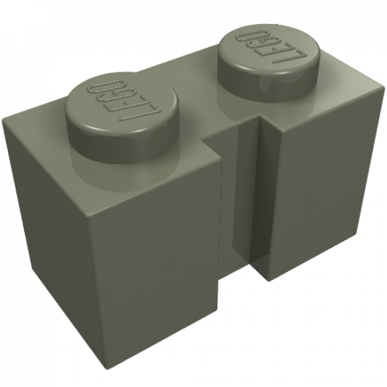 Brick, Modified 1 x 2 with Groove