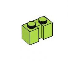 Brick, Modified 1 x 2 with Groove