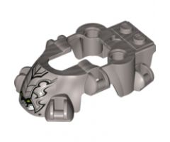 Riding Cycle Flywheel Fairing Spider Shape with Black Armor Scales and White Fangs Pattern (70140)