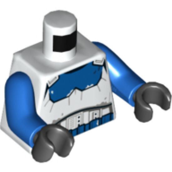 Torso SW Armor Imperial Transport Pilot Pattern / Blue Arms / Black Hands