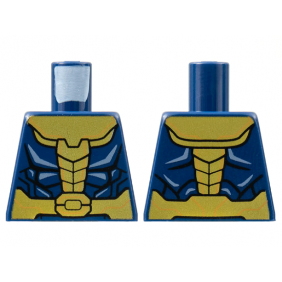 Torso Armor with Gold Trim Pattern