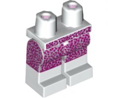 Hips and Legs with Skirt with Pink Dots and Light Bluish Gray Boots Pattern