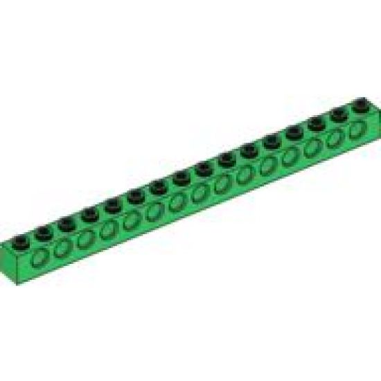 Technic, Brick 1 x 16 with Holes