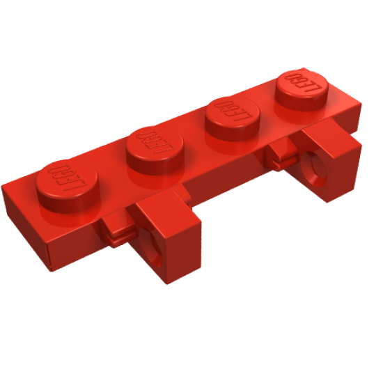Hinge Plate 1 x 4 Locking Dual 1 Fingers on Side