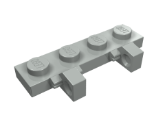 Hinge Plate 1 x 4 Locking Dual 1 Fingers on Side