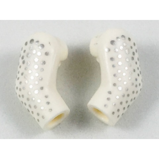 Arm, (Matching Left and Right) Pair with Silver Speckles Pattern