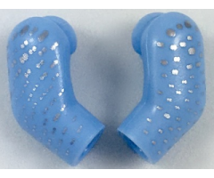 Arm, (Matching Left and Right) Pair with Silver Speckles Pattern