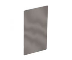 Foam Plastic Mirror Front and White Paper Backing