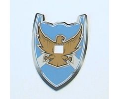 Plastic Shield for Large Figures with Knights Kingdom Jayko Hawk Pattern