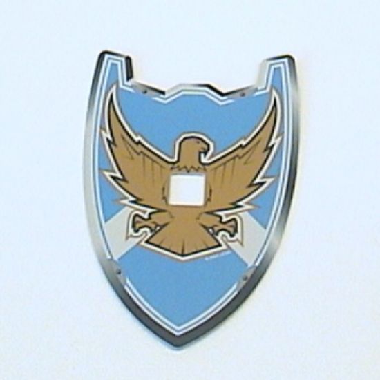 Plastic Shield for Large Figures with Knights Kingdom Jayko Hawk Pattern