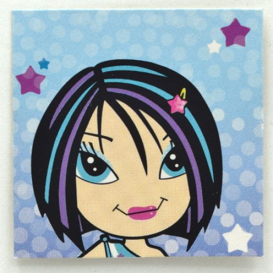 Clikits Paper, Insert 4 x 4 for Frame clikits011, 'Star'