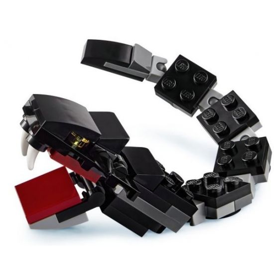 Snake, Harry Potter (Basilisk with Dark Red Mouth) - Brick Built