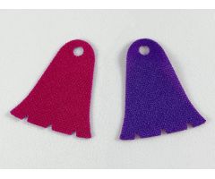 Mini Doll, Body Wear Cape Cloth, Bell Shaped with 3 Notches, One Side Magenta, One Side Dark Purple