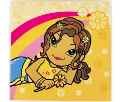 Clikits Paper, Insert 10 x 10 for Frame clikits069, 'Daisy' holding a Daisy