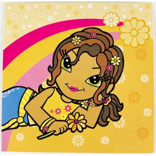 Clikits Paper, Insert 10 x 10 for Frame clikits069, 'Daisy' holding a Daisy