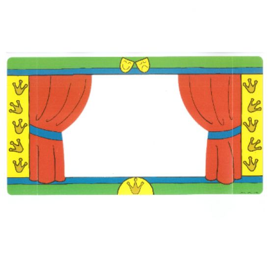 Plastic Backdrop for Sets 3615 / 9131 #3 - Theater Curtains