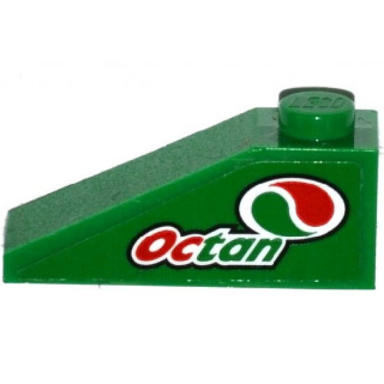 Slope 33 3 x 1 with Octan Logo Pattern Model Right Side (Sticker) - Set 60115