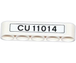 Technic, Liftarm 1 x 5 Thick with 'CU 11024' Pattern (Sticker) - Set 42024